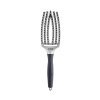 Kefa na vlasy Olivia Garden Fingerbrush Combo Trinity Purity White Gold