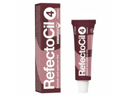 RefectoCil barva na obočí, řasy a bradu 4 kaštanová 15 ml