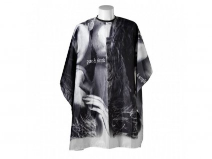 Pláštěnka pro zákazníka Pure and Simple zapínání na háček šedá