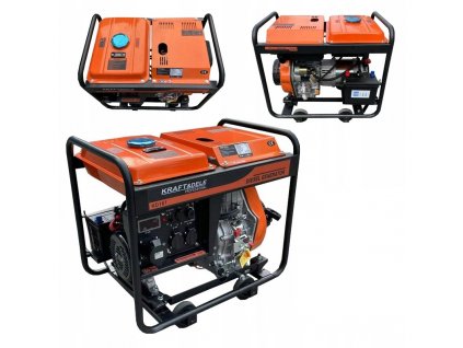 AGREGAT PRADOTWORCZY GENERATOR DIESEL 6000W OLEJ