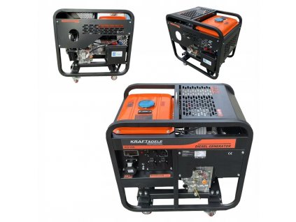 AGREGAT PRADOTWORCZY GENERATOR DIESEL 9000W OLEJ