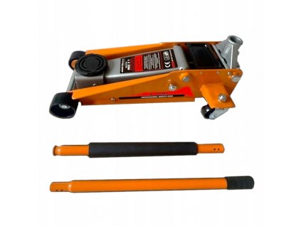 Hydraulický nízkoprofilový zvedák (hever) 4t s pojezdem, Kraft&Dele KD1378