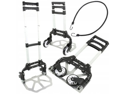 Rudlík skládací hliníkový 80kg, Kraft&Dele KD3015 0