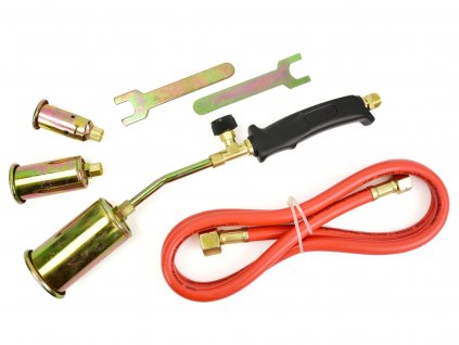 Plynový opalovací hořák PB + 3 koncovky, Geko G20015