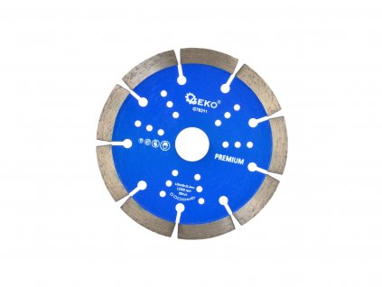 Kotouč řezný diamantový segmentový 125x10x22,23mm PREMIUM by laser, Geko G78311