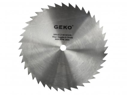 Kotouč pilový na dřevo 500x32x40T 4mm, Geko G00073