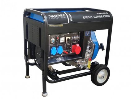 Dieselová elektrocentrála 6800W, 230, 400V se stabilizátorem napětí AVR, Tagred TA6800D