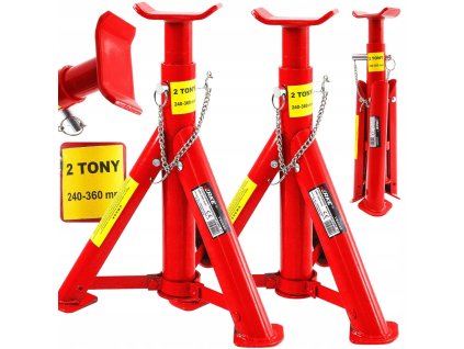 KOBYLKI PODSTAWKI PODPORY SAMOCHODOWE KOZIOLKI DO PODNOSNIK 2T TONY 2szt