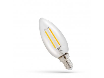 LED žárovka svíce E 14 230V 1W COG teplá bílá, SPECTRUM WOJ14575
