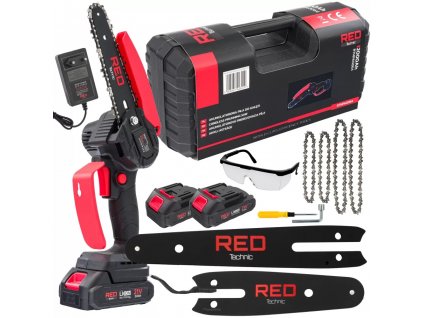 Ruční aku pila 6″ 20V, 2 baterie, RED Technic RTMPA0064