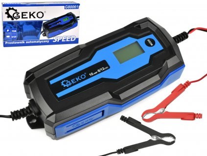 Automatická nabíječka baterií Speed 6/12V 10A 4Ah-200Ah, Geko G80061