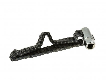 Klíč na olejové filtry řetězový 130mm, Geko G02554