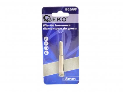 Korunkový vrták diamantový na dlaždice 8mm, Geko G65008