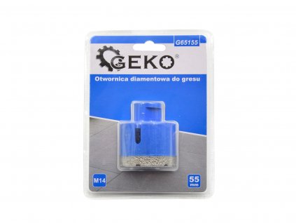 Korunkový vrták diamantový do kameniny 55mm M14, Geko G65155