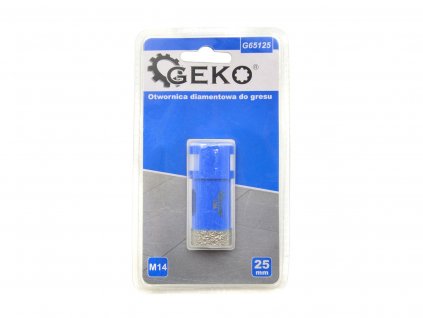 Korunkový vrták diamantový do kameniny 25mm M14, Geko G65125