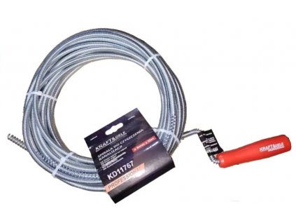 Pero protahovací na čištění odpadu, krtek, 10m x 9mm, Kraft&Dele KD11767