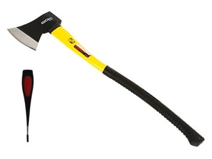 Štípací sekera se sklolaminátovou násadou 2000 g, Kraft&Dele KD222