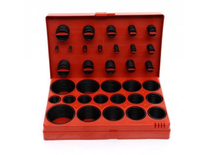 Sada těsnících O-kroužků 419 ks,  Kraft&Dele KD10504