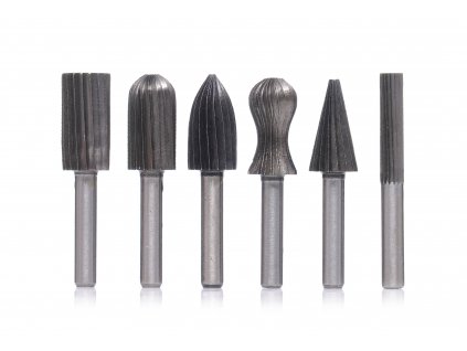 Stopkové frézy do kovu, sada 6 ks, Kraft&Dele KD11215