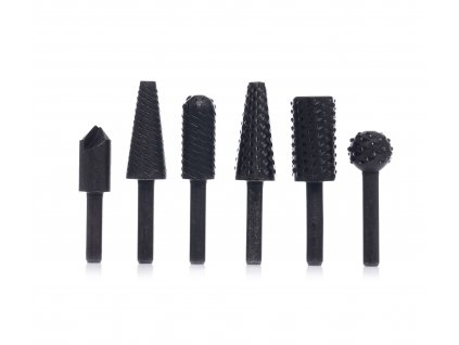 Stopkové frézy do kovu a dřeva, sada 6 ks, Kraft&Dele KD11214