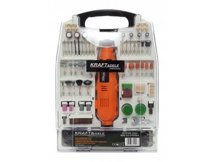 Mini bruska 270W + příslušenství 235 elementů, Kraft&Dele KD10245