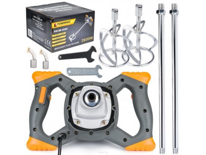 Elektrické míchadlo stavebních směsí PM MI 2600M, Powermat PM0670 1