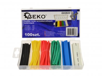 Smršťovací bužírky barevné 100 ks, Geko G02823