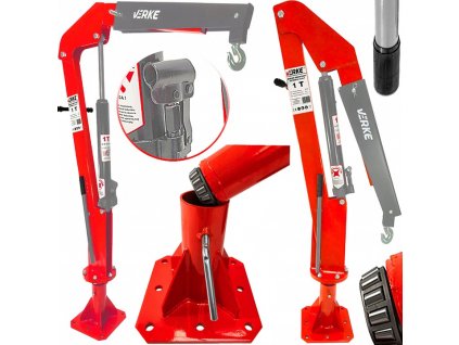 Hydraulický dílenský jeřáb otočný 1T, Verke V80138 1