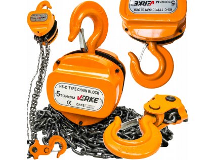 Kladkostroj řetězový zvedák 5TX5M, Verke V87268 1
