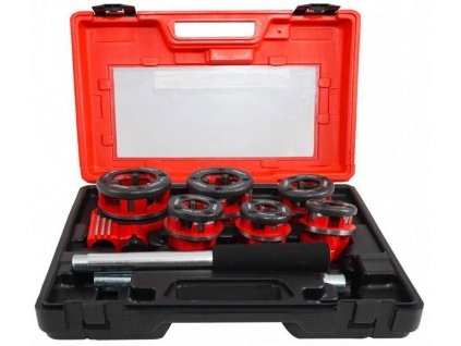 Sada závitníků na trubky 6 ks 1/4"-1 1/4", Verke V07516