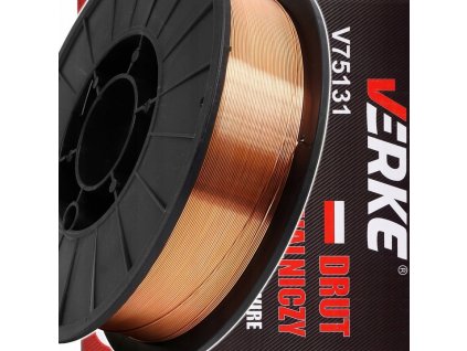 Svařovací drát, cívka MIG ER70S 6 1,0mm 5kg, Verke V75131 1