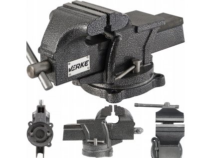 Svěrák otočný s kovadlinou 100MM, Verke V88000 1