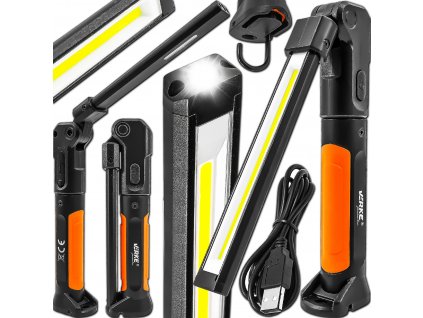 Aku LED pracovní svítilna LED 700 LM 2000 mAh Premium, Verke V87515 1