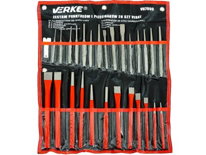 Sada dlát a sekáčů 28ks, Verke V87000