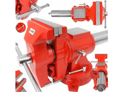 Svěrák otočný s kovadlinou 150mm Premium Line, Verke V88017 1