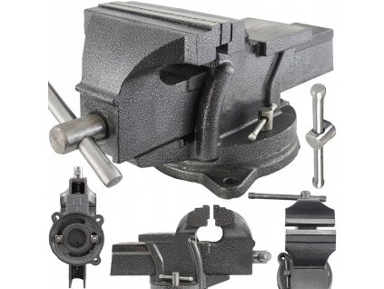 Svěrák otočný s kovadlinou 200MM, Verke V88003 1