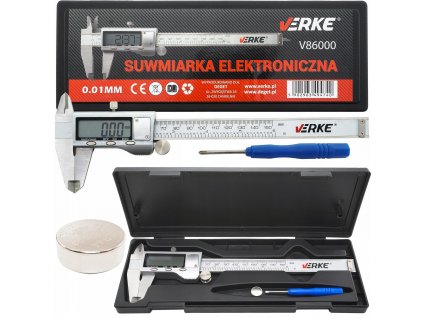 Digitální posuvné měřítko šuplera, Verke V86000 1