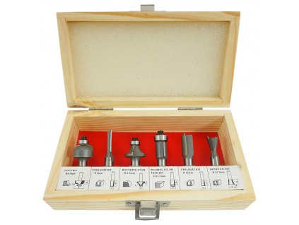 Frézy tvarové do dřeva 6ks, Verke V05067