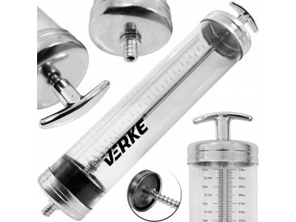 Ruční odsávačka oleje plastová 500ML, Verke V86336 1