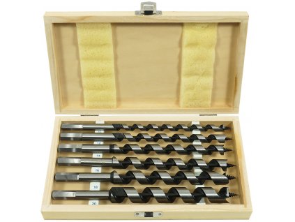 Sada vrtáků do dřeva L-230mm, 6ks, Verke V05076