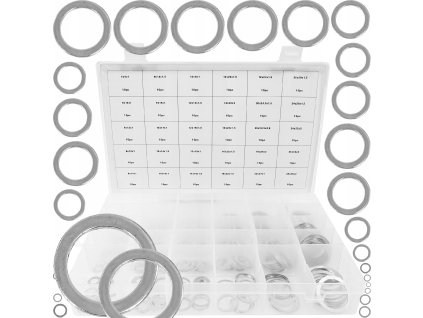 Sada hliníkových podložek 300 ks, Verke V06707 1