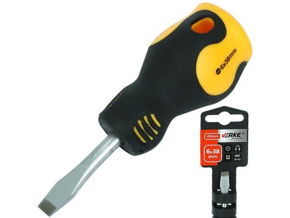 Šroubovák plochý 6x38mm S2 Premium Line, Verke V86444