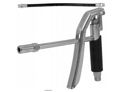 Pistole do nožního mazacího lisu + 2 gumové hadice, Verke V86190