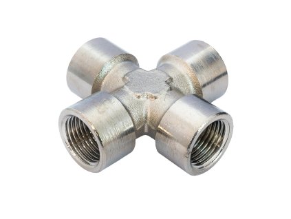 Čtyřcestný rozvaděč typu X 1/4" vnitřní závit, Airpress 37601