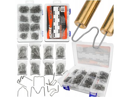 Spony pro svařování plastů 800 ks, Verke V06746 1