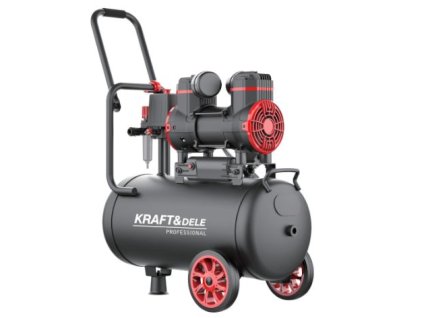 Bezolejový kompresor 24l 1300W, 8 barů., Kraft&Dele KD1390