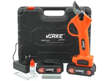 Akumulátorové nůžky na větve 21V, 2x2,0Ah GARDEN, Verke V90703
