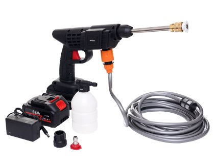 Akumulátorový vysokotlaký čistič, 2 x 68V, Kraft&Dele KD663