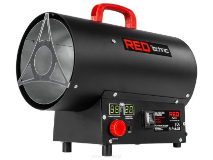 Plynové topení topidlo, plynový ohřívač 25KW, RED TECHNIC RTNGG0120 1
