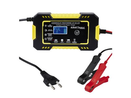 Automatická nabíječka akumulátorů LCD 12V/6A, Kraft&Dele KD1290